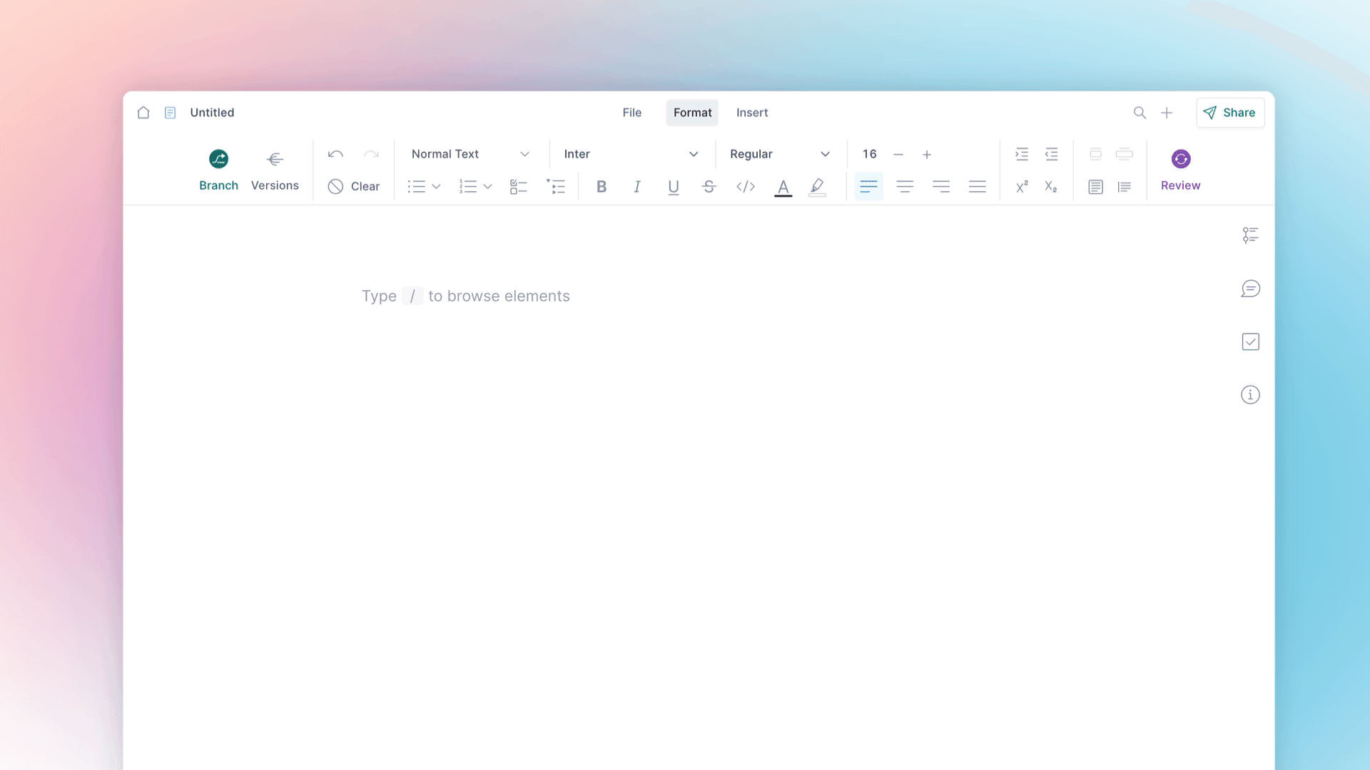 Focus Mode, Read Receipts, Table of Contents, & Performance
